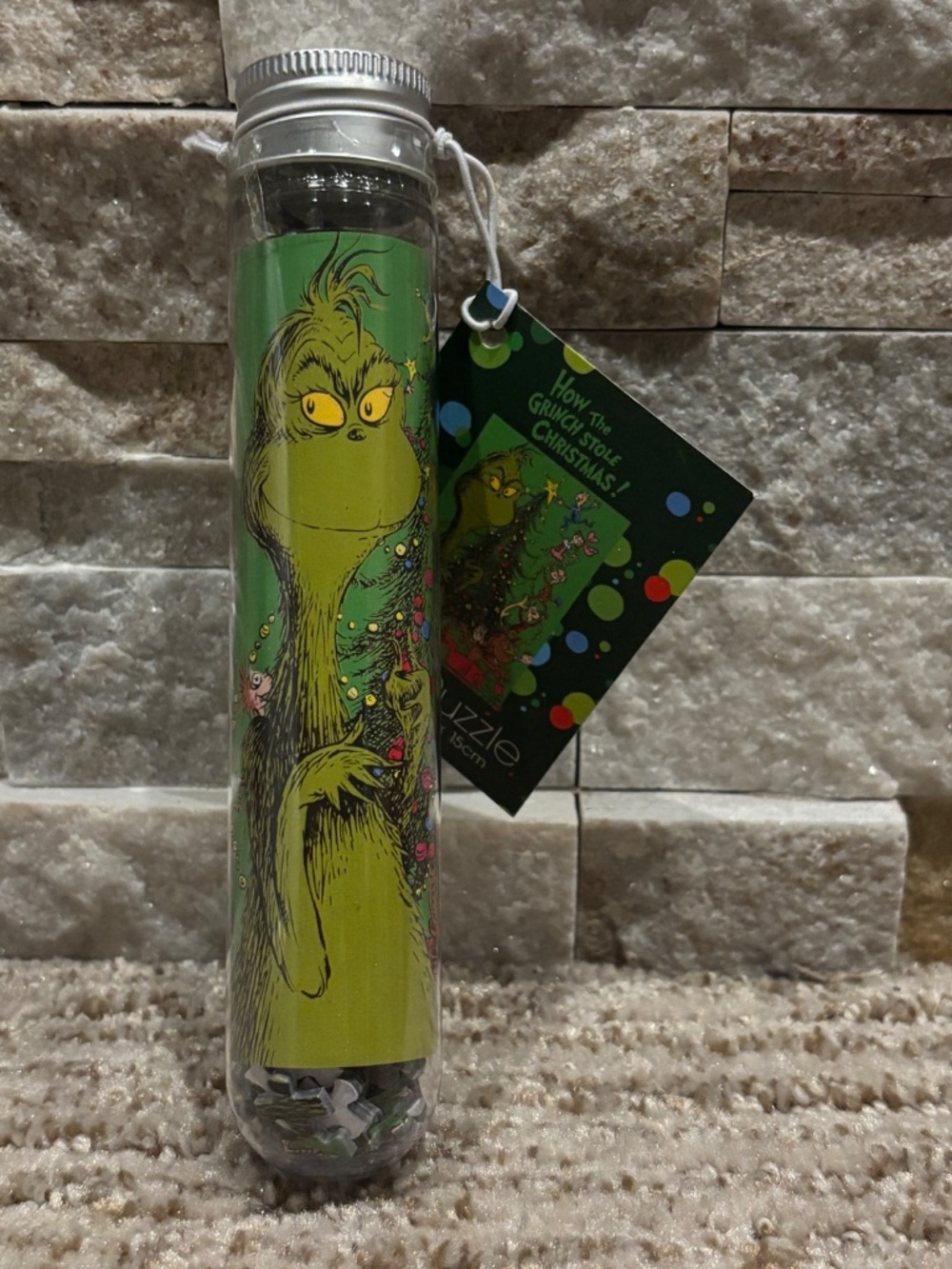 The Grinch 150 Piece Micro Jigsaw Puzzle In Tube
